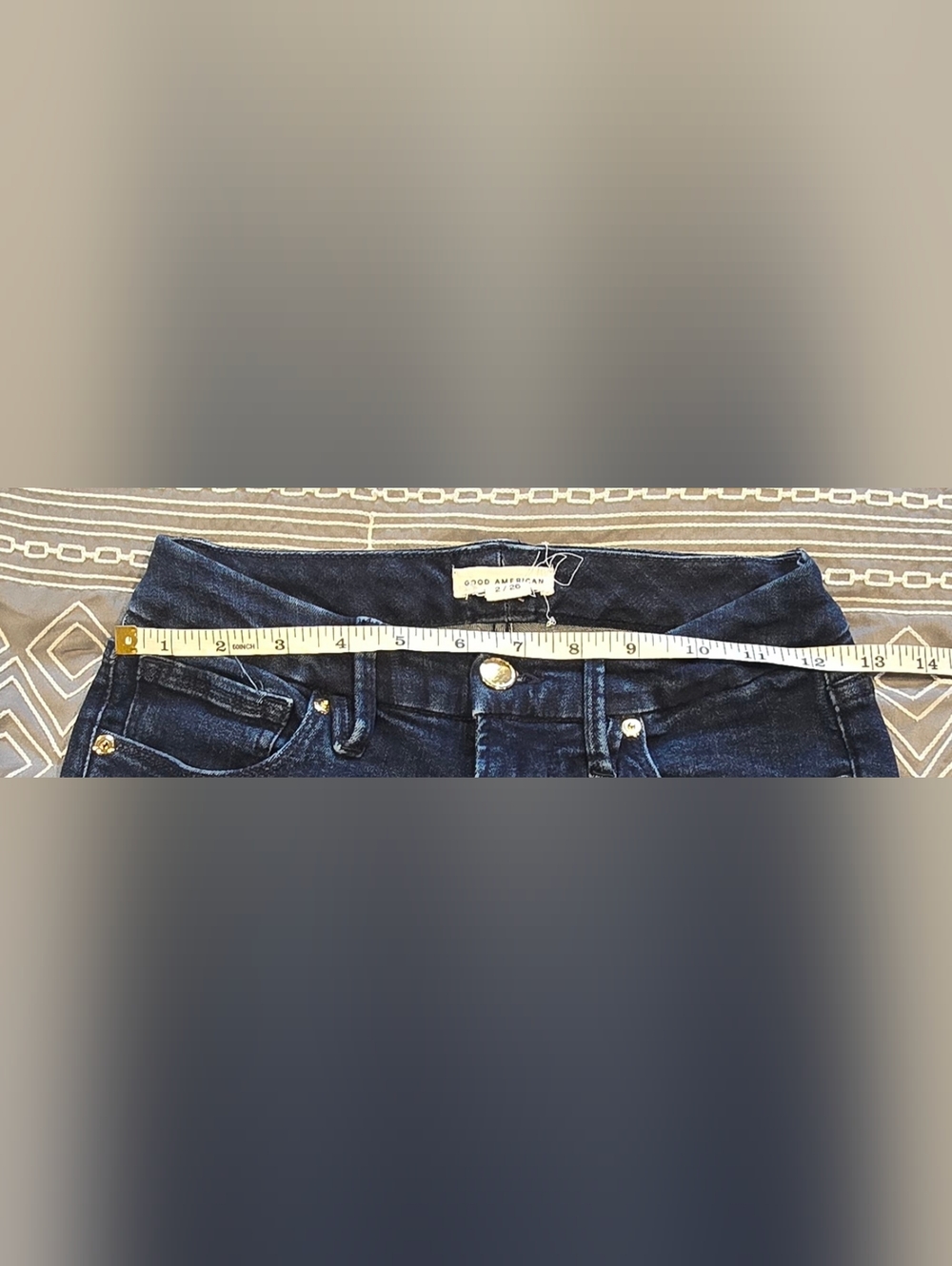 Good American Good Legs High Waisted Skinny Jeans Size 2/26 - Picture 5 of 7